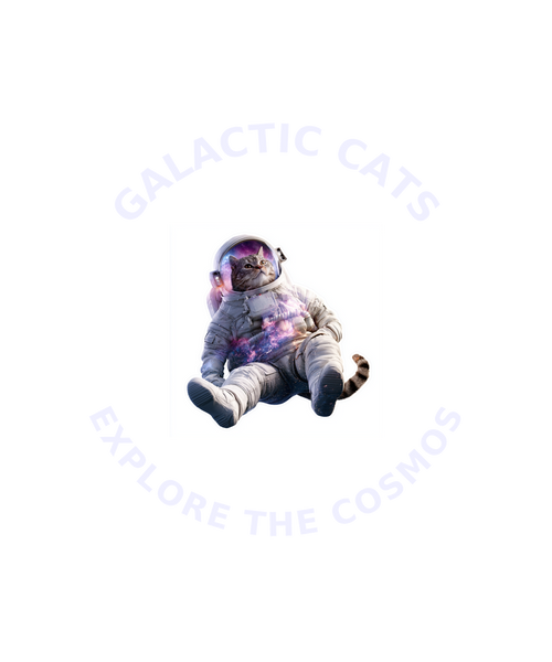 galacticpaw — astronaut cat floating among nebulae