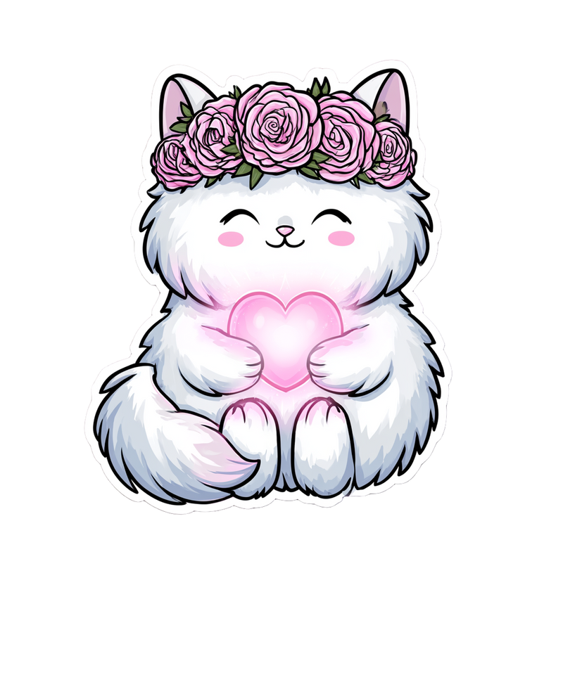 Rose Crown Kitten Sweetheart T-Shirt